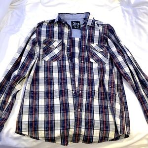 Vintage Age Of Wisdom Multicolored Flannel